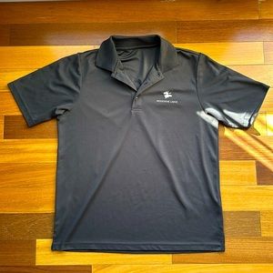 Men’s Moosehead Branded Grey Polo Golf Collared Shirt